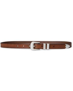 Polo Ralph Lauren Leather Belt - White