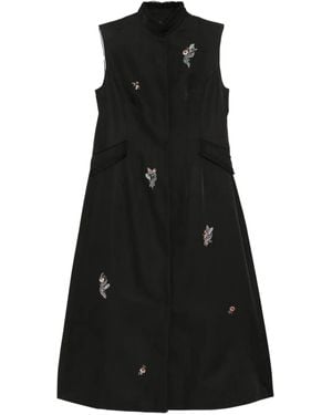 Shiatzy Chen Scape-Of-Curve Jas Met Borduurwerk - Zwart