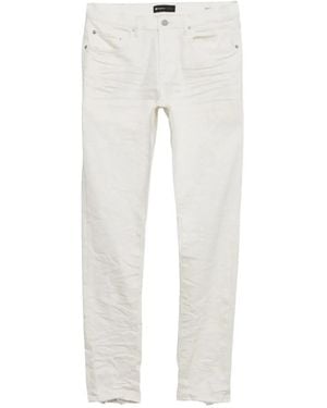 Purple Brand Low-Rise Jeans - White