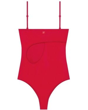 Courreges Loop Swimsuit - Red