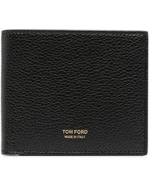 Tom Ford Portafoglio Con Stampa - Nero