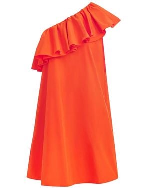 Essentiel Antwerp Asymmetrische Mini-Jurk - Rood