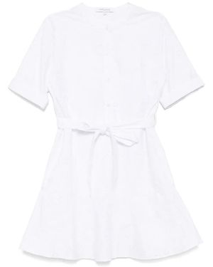 Maison Kitsuné Short Sleeves Dress - White