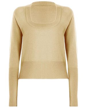 Wolford Gerippter Pullover - Natur