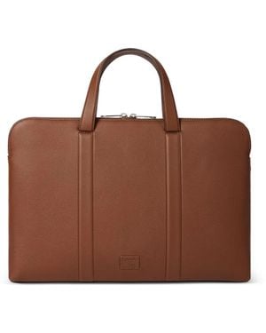 Paul Smith Borsa Porta Pc Con Zip - Marrone