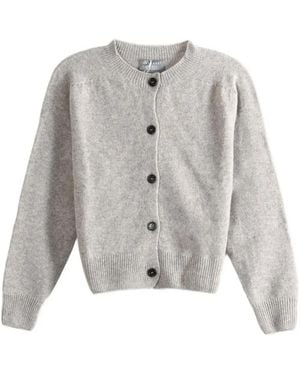 Margaret Howell Button-Up Knitted Cardigan - White