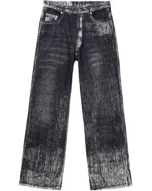 CAMPERLAB Jeans Dritti Con Lavaggio Acido - Grigio