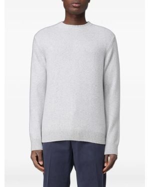 XC Crew-Neck Knitted Jumper - Grey