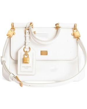 Dolce & Gabbana Small My Sicily Handbag - White