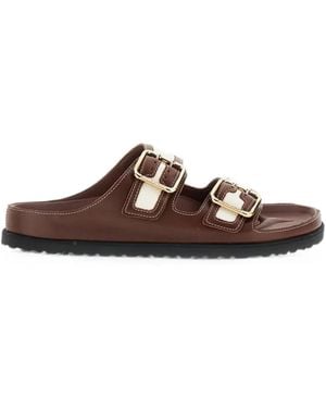 Birkenstock 1774 Arizona Canvas Sandals - Brown
