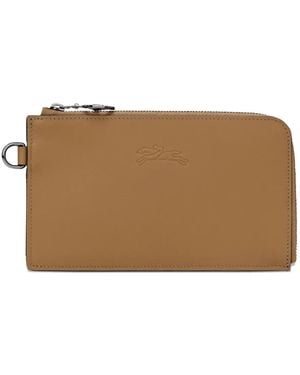Longchamp Le Pliage Xtra Clutch aus Leder - Braun