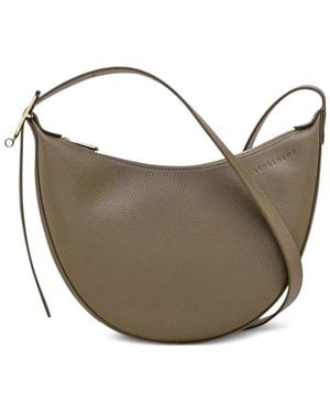 Longchamp Bandolera Le Foulonné Pequeña - Marrón
