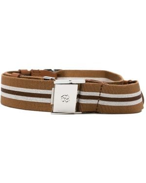 Dorothee Schumacher Stretchy Chic Striped Belt - Brown