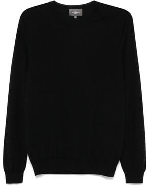 Bompard Extrafine Round Neck Jumper - Black