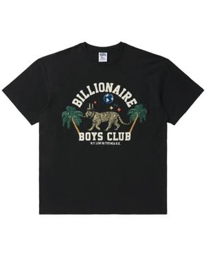 BBCICECREAM Leopard-Print T-Shirt - Black