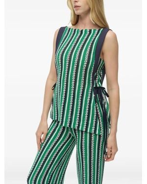 Jonathan Simkhai Melville Striped Knit Top - Green