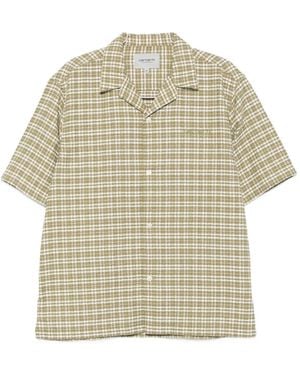 Carhartt Kander Check-Pattern Shirt - Natural