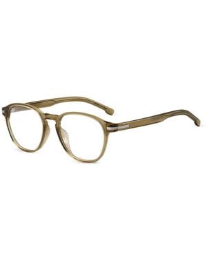 HUGO Brille Mit Rundem Gestell - Natur