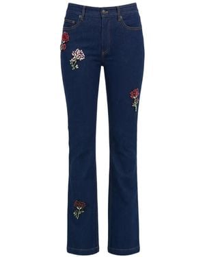 Cinq À Sept Stevie Rhinestone-Embellished Jeans - Blue