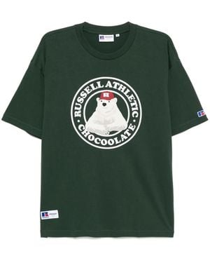 Chocoolate Graphic-Print T-Shirt - Green