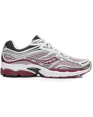Saucony Progrid Omni 9 Mesh-Panelled Logo-Patch Sneakers - White