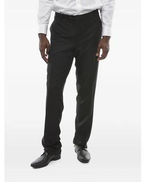 Corneliani Leader Wollen Broek - Zwart
