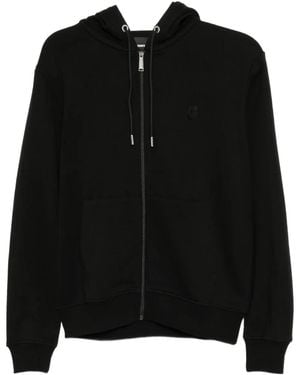 Karl Lagerfeld Kameo Zip Up Hoodie - Black