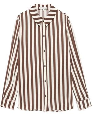 Stine Goya Striped Long-Sleeve Shirt - White