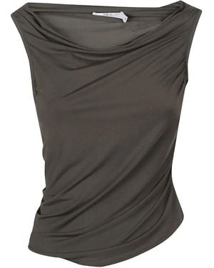 IRO Draped Sleeveless Top - Grey