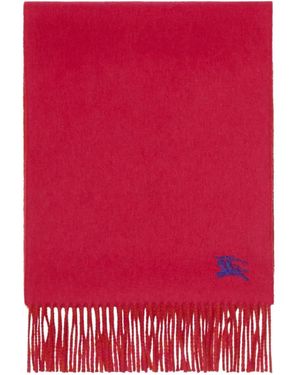 Burberry Reversible Cashmere Scarf - Red