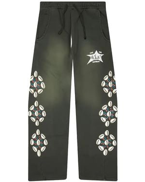 Barriers Cowrie-Shell Track Pants - Green