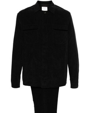 Eleventy Corduroy Suit - Black