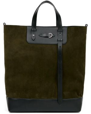 Maison Margiela Suede Tote Bag - Green