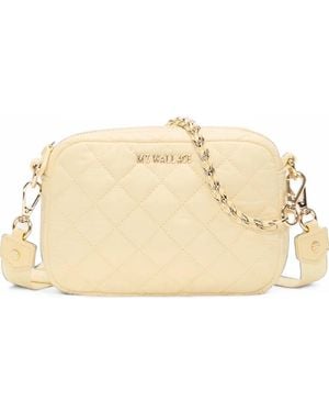 MZ Wallace Mini Chamomile Crosby Umhängetasche Mit Steppung - Natur