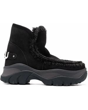 Mou Chunky Snow Boots - Black
