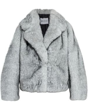 Stand Studio India Faux-Fur Jacket - Grey