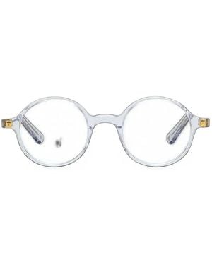Lgr Reunion Round-Frame Glasses - White