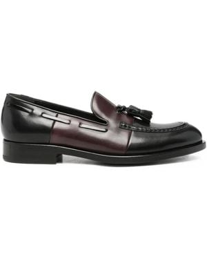 Fratelli Rossetti Tassel-Detail Colour-Block Loafers - Black
