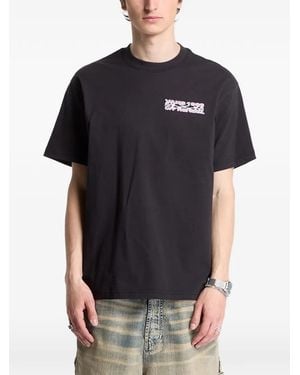 Vans Barb Plate Graphic-Print Loose-Fit T-Shirt - Black