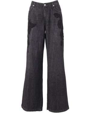 Ermanno Scervino Jeans mit Applikation - Blau