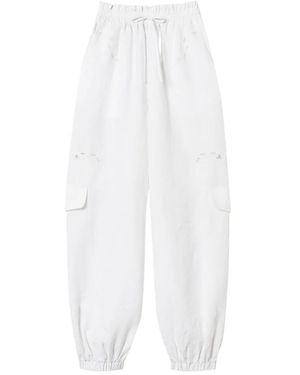 Twinset Embroidered Sweatpants - White