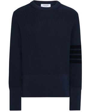 Thom Browne 4-Bar Sweater - Blue