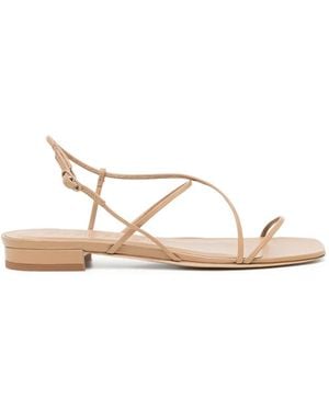 STUDIO AMELIA Cross-Front Sandals - White