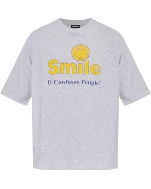 DSquared² グラフィック Tシャツ - グレー