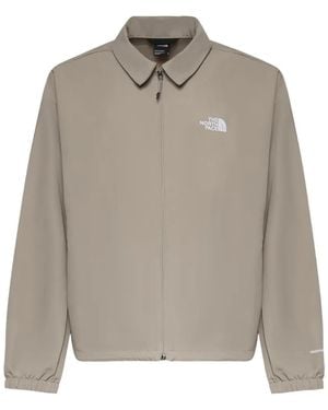 The North Face Windwall Logo-Print Jacket - Grey