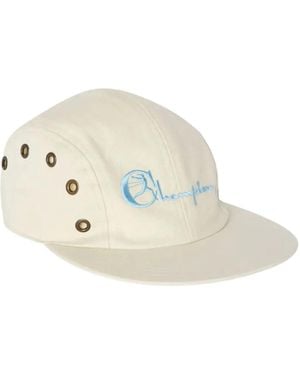 Champion Embroidered eyeleted baseball cap - Weiß