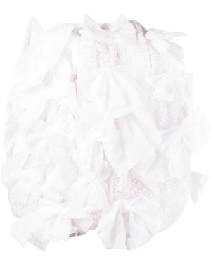 Vivetta Bow-Detail Minidress - White