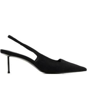 Femme LA 55Mm Slingback Pointed-Toe Pumps - Black