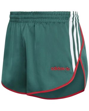 adidas Three-Stripe Shorts - Green