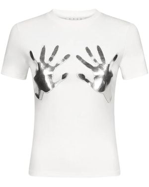 Area Handprint T-Shirt - Gray